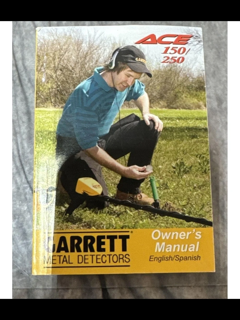 ACE 150 Metal Detector in Yellow